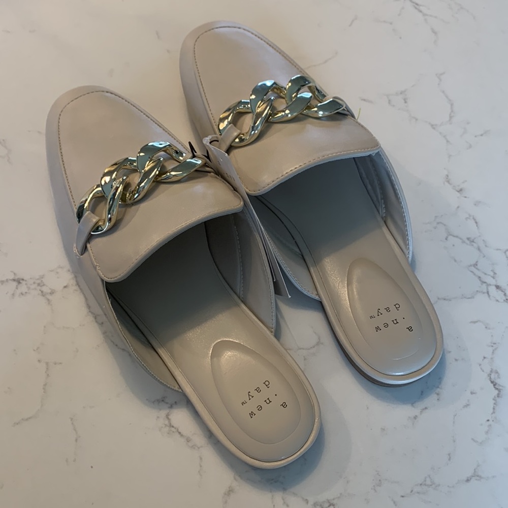 Cream Mules - Picture 2 of 4